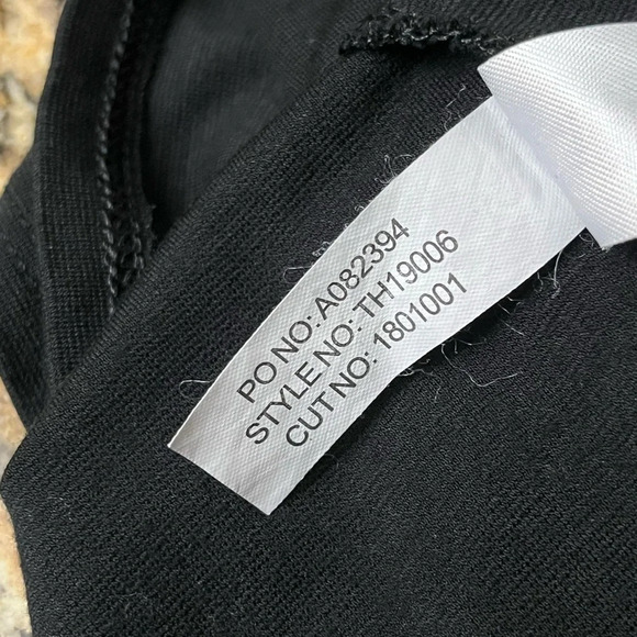 41 Hawthorn Womens Black Dolman Sleeve Exposed Zipper Top Womens Size S Modest - Picture 6 of 10